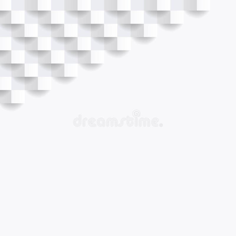 White Abstract Background Presentation Poster vector illustration