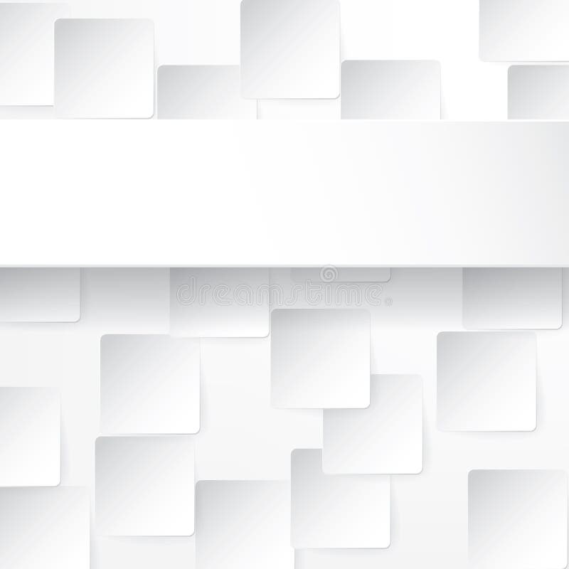 White Abstract Background. Vector. Illustration Stock Vector