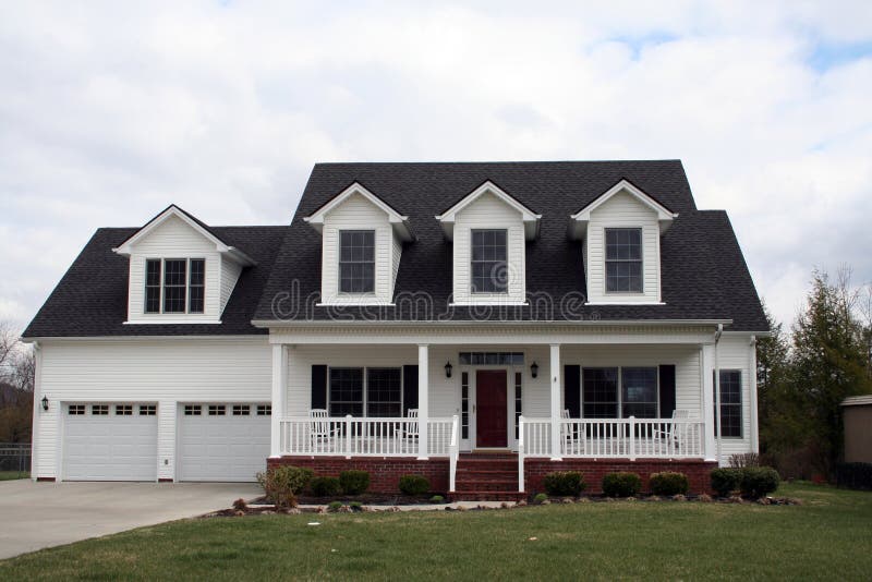 White all american house