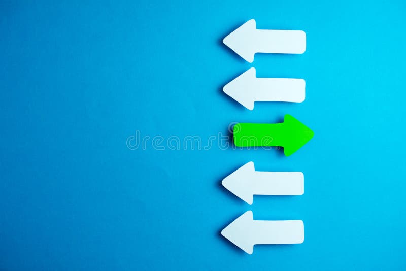 White Arrows on a Blue Background Stock Image Image of concept, leadership 148410951