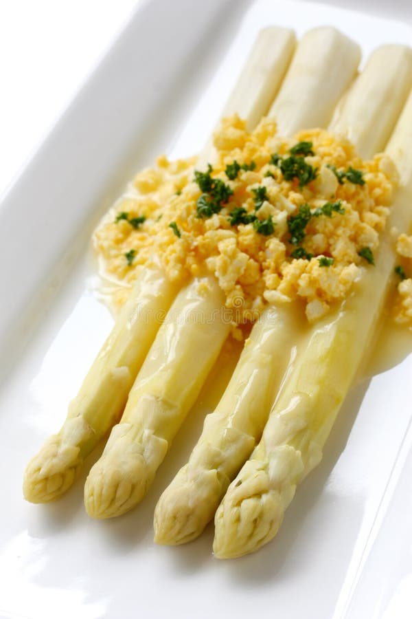White Asparagus Flemish Style Stock Photo Image of appetizer, cuisine