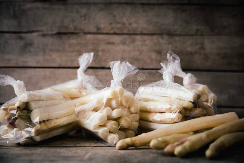 White Asparagus Which is Frozen Stock Image Image of close, food