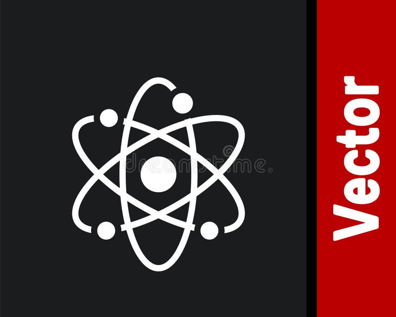 White Atom Icon Isolated on Black Background. Symbol of Science, Education, Nuclear Physics, Scientific Research Stock Vector - Illustration of icon, energy: 205606946 White Atom Icon Isolated on Black Background. Symbol of Science, Education, Nuclear Physics, Scientific Research Stock Vector - Illustration of icon, energy: 205606946