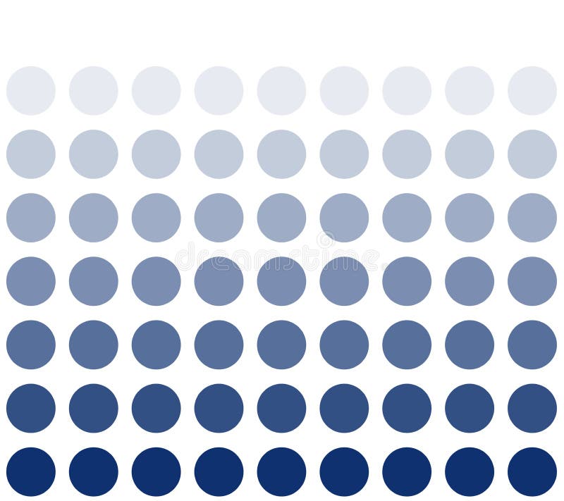 Blue circle with color transition stock illustration