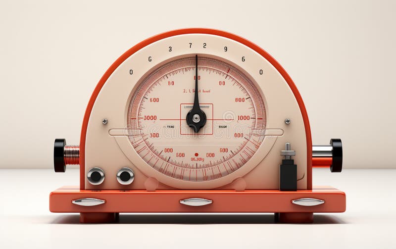 White Background Dynamometer -Generative Ai Stock Image - Image of