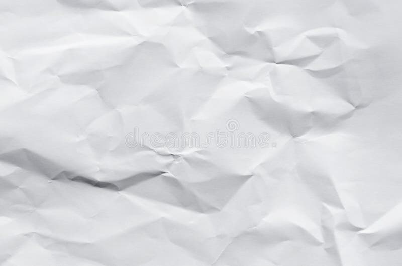 White Background and Wallpaper by Crumpled Paper Texture and Free Space.  Stock Image - Image of surface, page: 126883085