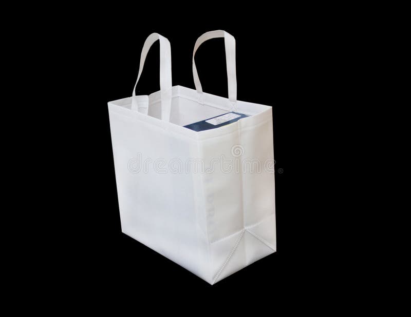 White Bag, Eco Bag, Non Woven Fabric Bag, Reusable Stock Image Image