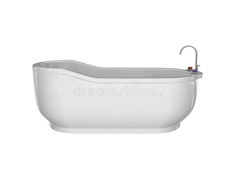 White bathtub stock photo. Image of bathtub, appliance 48590982
