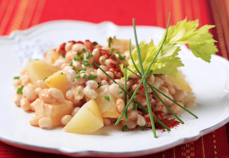 White bean salad