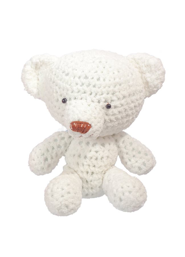 white bear doll