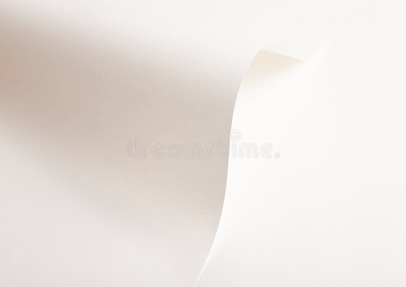 White and beige paper background with a soft, creamy texture and wavy edges. Warm off-white tones royalty free stock photo