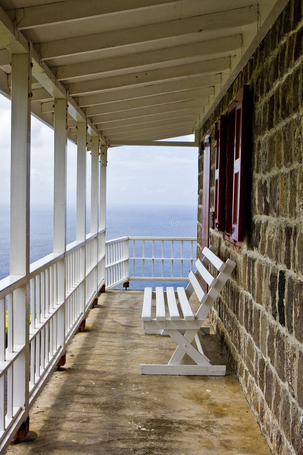 White Bench at Coastal Keep