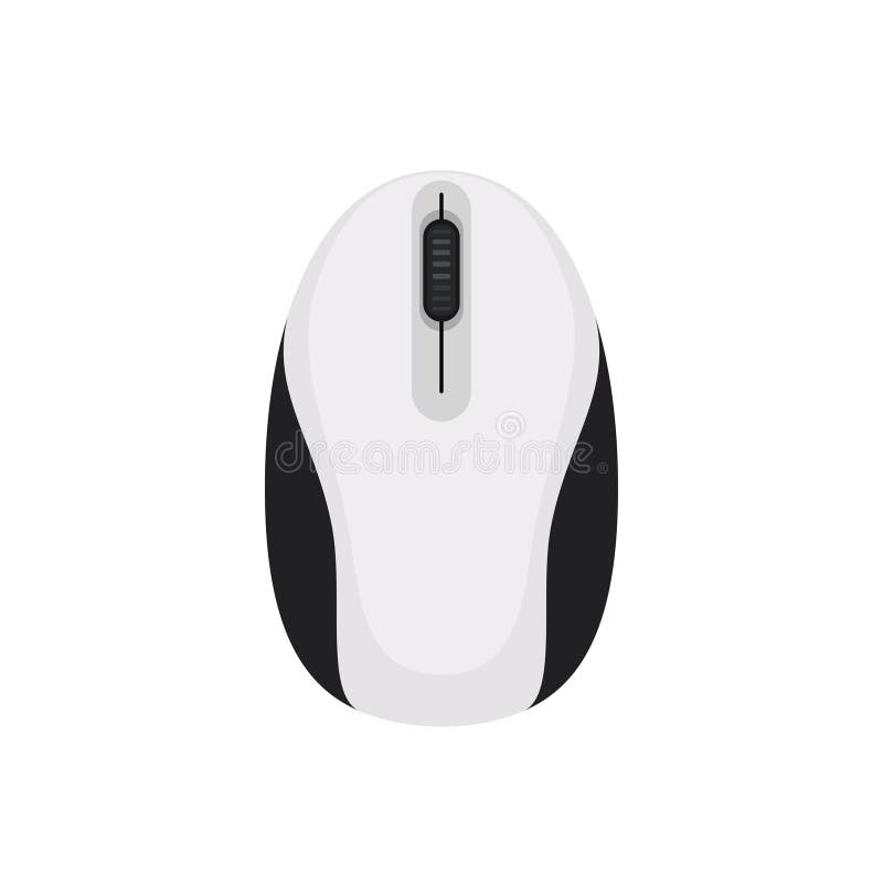 computer mouse clip art black and white