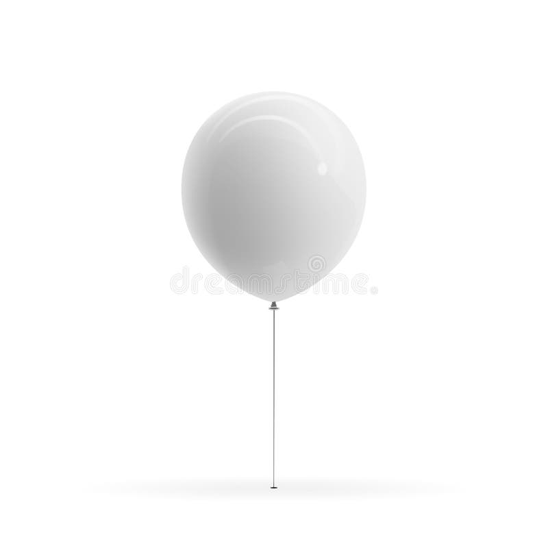 Download White Blank Balloon Realistic Mockup Stock Vector Illustration Of Round Frame 70925444