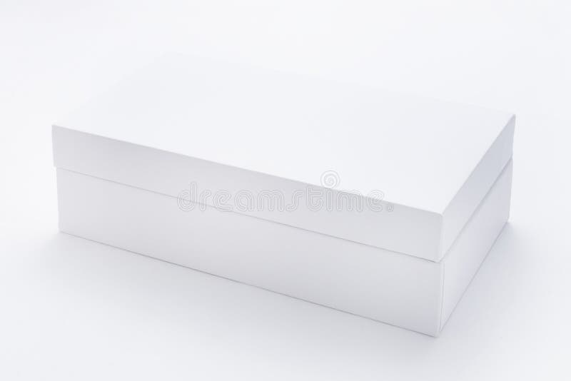 Download White Blank Box For Mockup On White Background Stock Photo ...