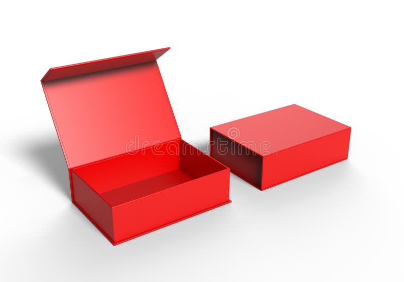 Download White Blank Rectangular Hard Cardboard Box For Branding ...