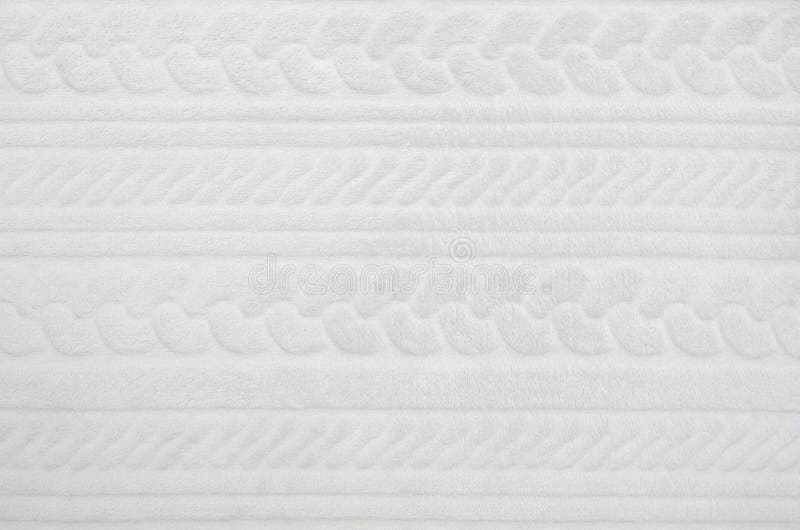 Furry White Blanket Texture Warm Fabric Background Stock Image Image
