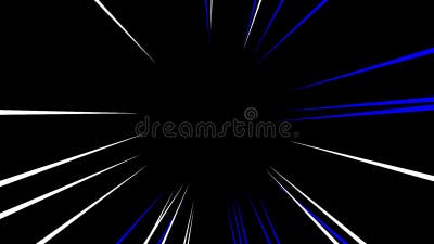 White Blue Radial Shining Speed Line. Abstract Fast Motion in Black  Background. Stock Footage - Video of line, blue: 209379050