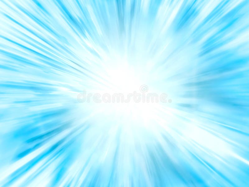 White and blue striped fractal background - computer generated illustration stock illustration