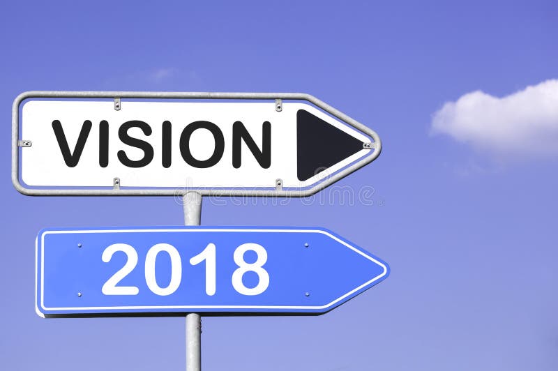 Vision 2018 stock image. Image of start, mission, forward - 103179937