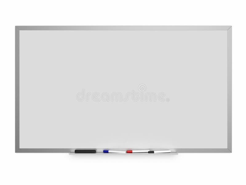 White board with stand stock vector. Illustration of whiteboard - 7919989