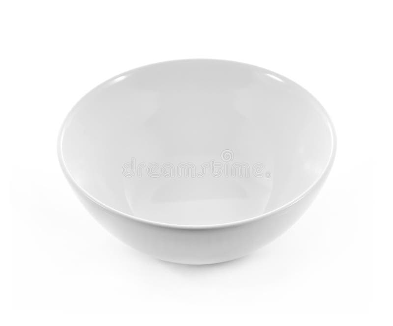 White bowl isolated royalty free stock images White bowl isolated royalty free stock images
