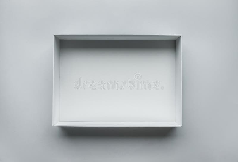 White box open on table.top view.real photo stock images White box open on table.top view.real photo stock images