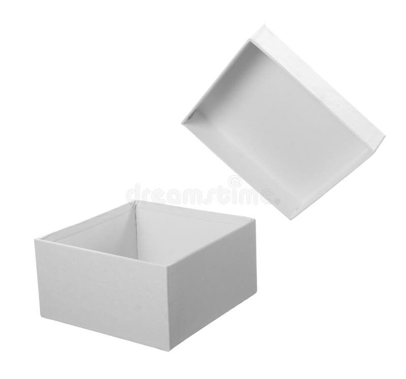 White box package stock photo. Image of card, object 10399690