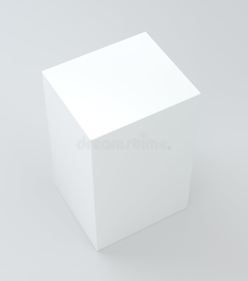Download White Box Package Mockup With Shadow For Your Design ...