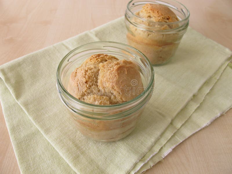 White bread baked in jar stock photo. Image of flour 53331516