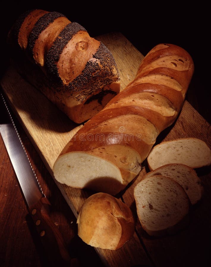 Bread with poppy seeds stock image. Image of flour, poppy 1732339
