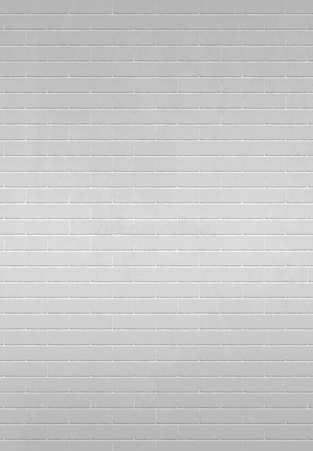 Painted White Brick Wall, created in Photoshop, A4 plus 5mm bleed at 300dpi.