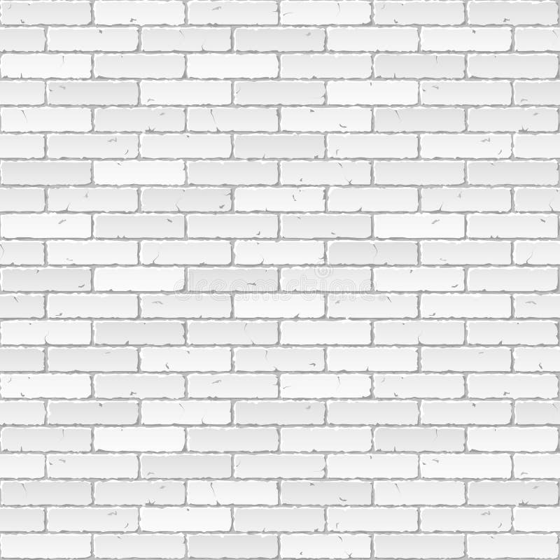 White brick wall vector illustration