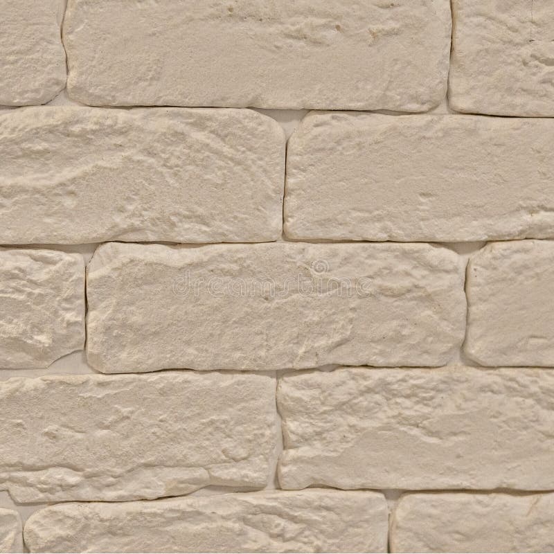 White brick wall background, limestone brickwall texture royalty free stock images