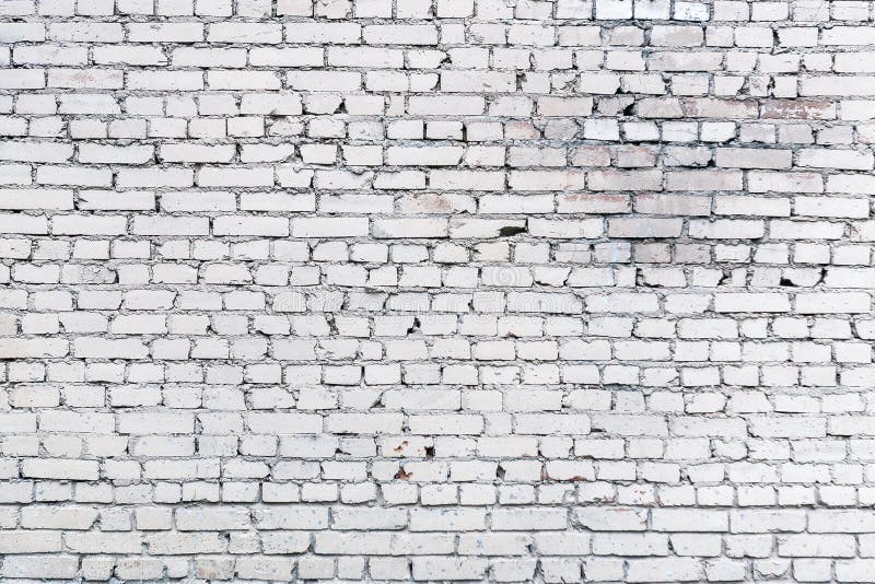 White brick wall background