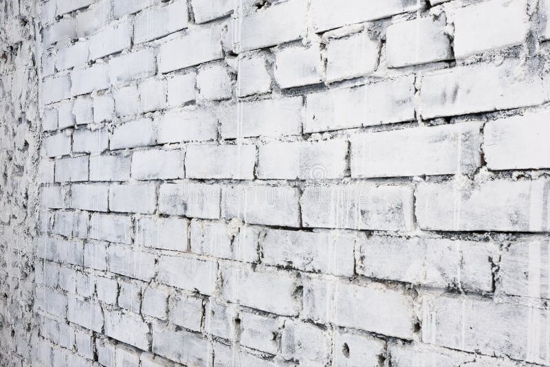 White brick wall background in perspective stock photography White brick wall background in perspective stock photography