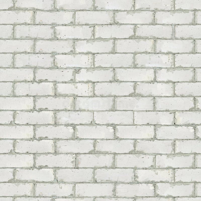 White Brick Wall Seamless Texture. Stock Image Image of aged, painted