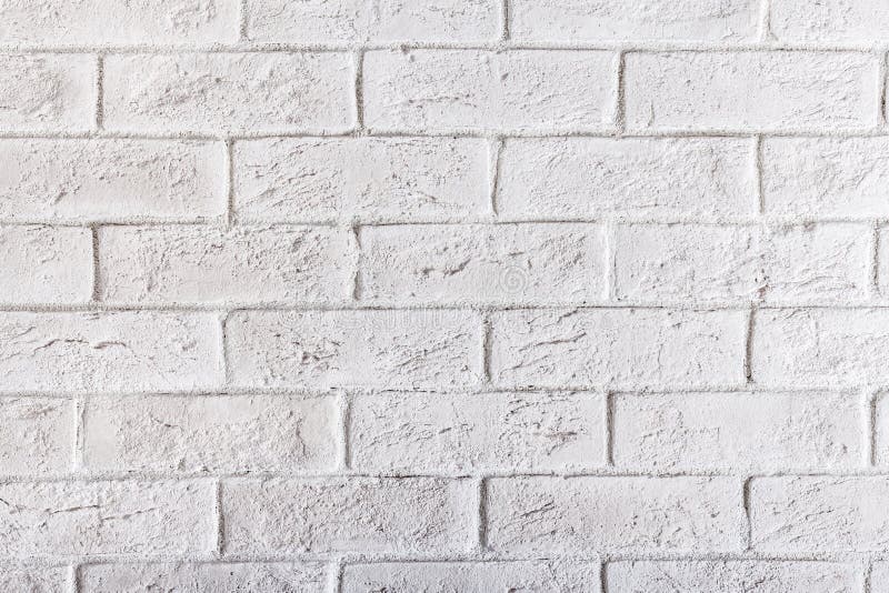 White Brick Wall Background Stock Image - Image of detail, effect ...