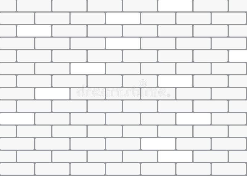 White brick wallpaper stock vector. Illustration of design 77090650