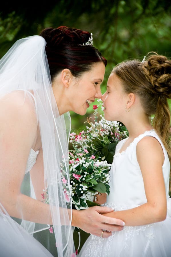 White Bride royalty free stock images