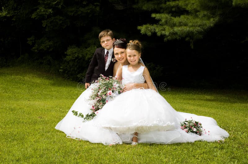 White Bride royalty free stock photography