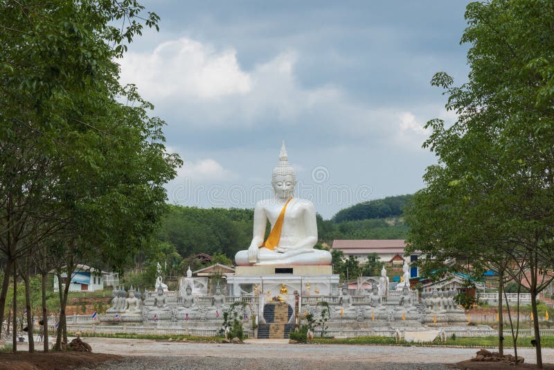 White buddha statue stock image. Image of perfect, asian - 58681417