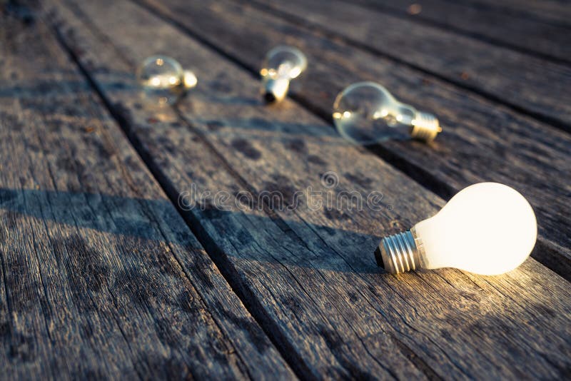 White Light Bulb stock photo. Image of effective, background 72392028