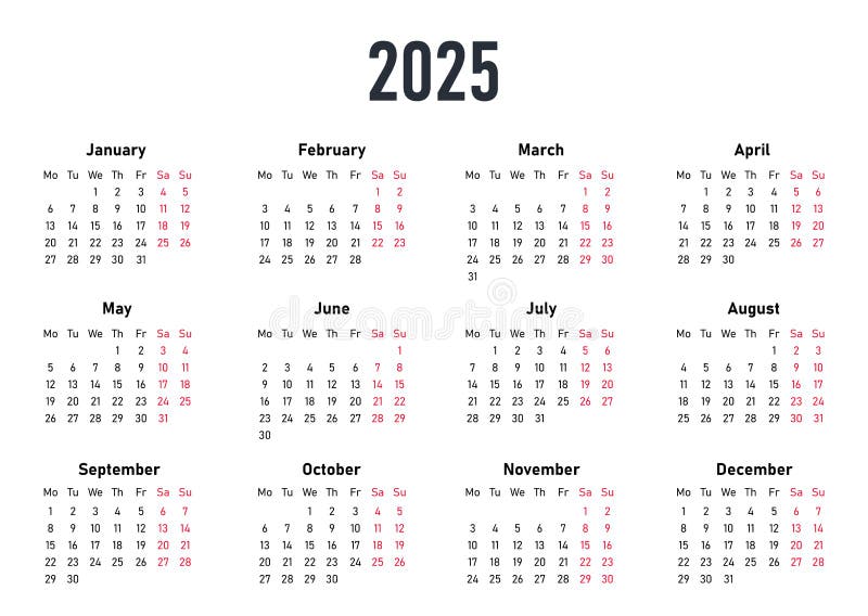 calendar-2025-year-design-template-week-starts-on-sunday-stock-vector-illustration-of