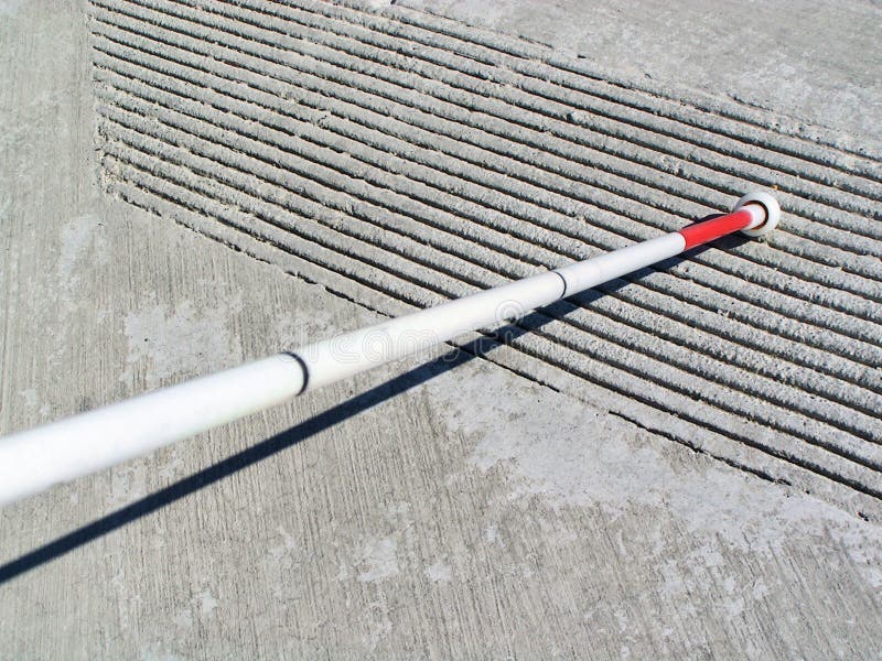 White Cane Travel with a Roller Ball Tip Stock Image Image of roller
