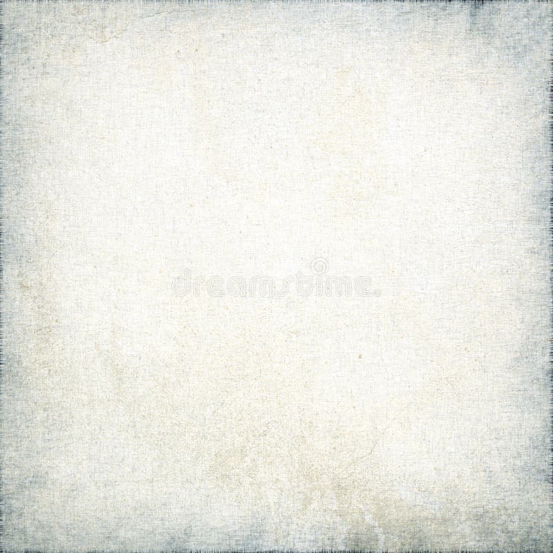 White canvas texture vignette grunge background stock illustration