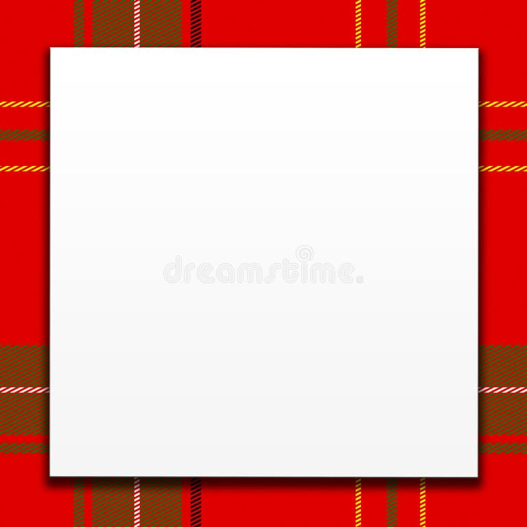 Red Plaid Border Template Stock Illustrations 441 Red Plaid Border