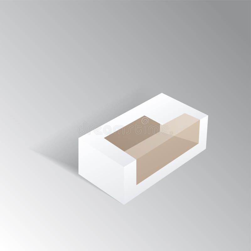 Download White Cardboard Box Is Easy To Change Colors Mock Up ...