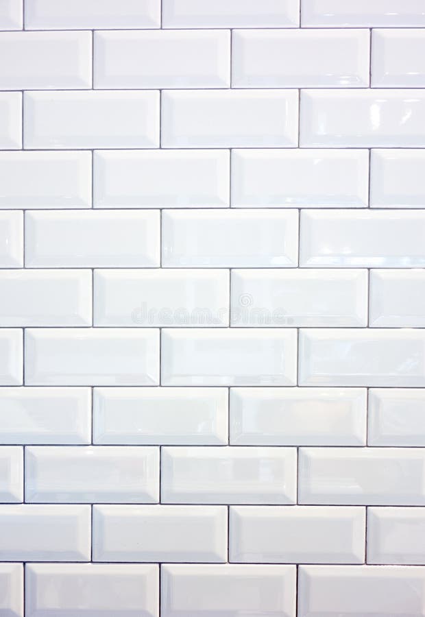 White ceramic tile wall stock photo Image of clean tile 