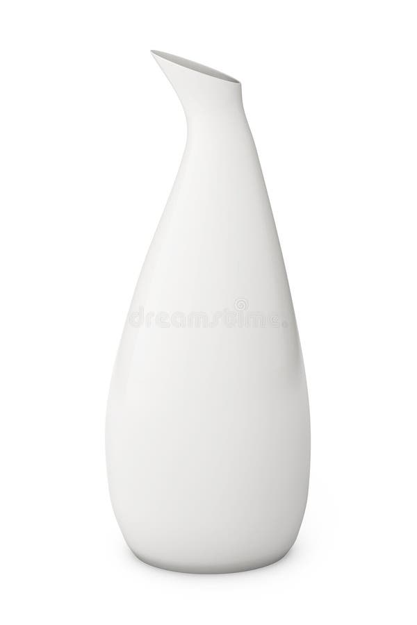 White ceramic vase